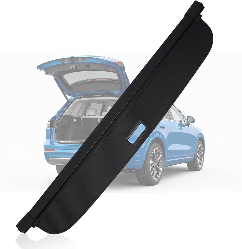 NTLTPYY Cargo Cover for Lincoln Nautilus 2024-2025 l4 2.0L - Waterproof Tear Accessories-Resistant Carbon Fibe Trunk Cover, Car Retractable Cargo Cover, Anti-Peeping Luggage Privacy Shield - Image 1